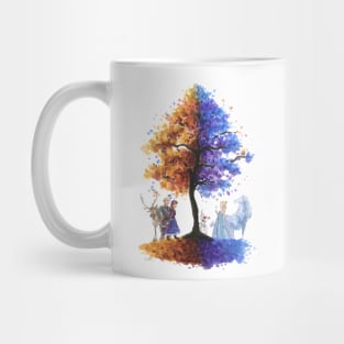 Frozen Double Tree Mug